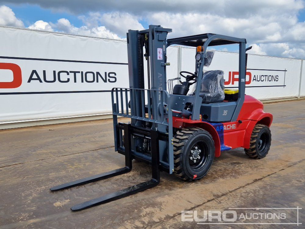 Unused 2025 Apache CPCD35 Diesel Rough Terrain Forklift, 2 Stage Mast, Sideshift - Внедорожный погрузчик: фото 1 Unused 2025 Apache CPCD35 Diesel Rough Terrain Forklift, 2 Stage Mast, Sideshift - Внедорожный погрузчик: фото 1
