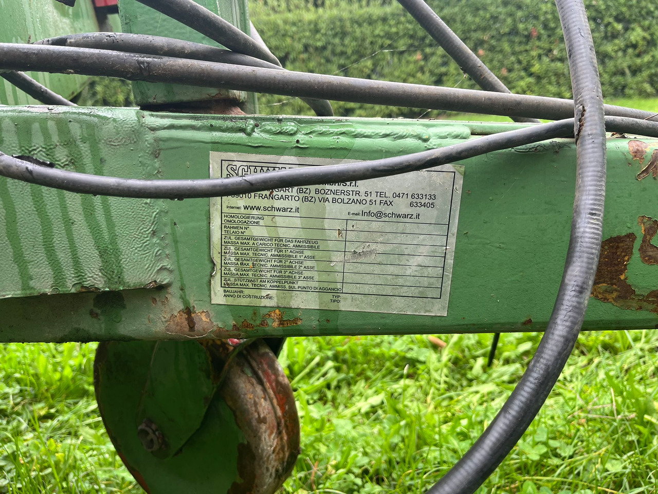 Rimorchio usato Schwarz t6057 - Сельскохозяйственный прицеп-платформа: фото 4 Rimorchio usato Schwarz t6057 - Сельскохозяйственный прицеп-платформа: фото 4