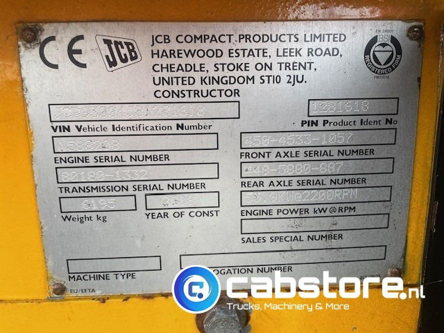 Внедорожный погрузчик JCB 930 Off-Road forklift - Ruwterrein heftruck -Bouwjaar 2008 - 4x4 - 4WD - Side shift - Vorkverstelling - 550 cm hefhoogte: фото 17