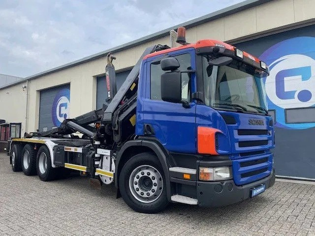 Scania P380 LB 8x4*4 HNA Euro 5 - HIAB 211 E-3 Hipro Crane with remote control + Multilift XR26S61 Hooklift - Year 2009 - Km 336.501 !! - Good condition - Крюковой мультилифт, Автоманипулятор: фото 1 Scania P380 LB 8x4*4 HNA Euro 5 - HIAB 211 E-3 Hipro Crane with remote control + Multilift XR26S61 Hooklift - Year 2009 - Km 336.501 !! - Good condition - Крюковой мультилифт, Автоманипулятор: фото 1