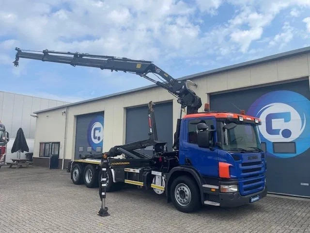 Scania P380 LB 8x4*4 HNA Euro 5 - HIAB 211 E-3 Hipro Crane with remote control + Multilift XR26S61 Hooklift - Year 2009 - Km 336.501 !! - Good condition - Автоманипулятор: фото 1 Scania P380 LB 8x4*4 HNA Euro 5 - HIAB 211 E-3 Hipro Crane with remote control + Multilift XR26S61 Hooklift - Year 2009 - Km 336.501 !! - Good condition - Автоманипулятор: фото 1