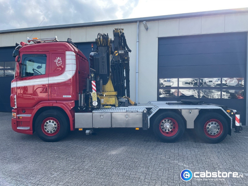Тягач Scania G 400 A 6X2*4 HNA  Euro 5 - Handgeschakeld -  FASSI F455XP + JIP Autolaadkraan - Bouwjaar 2010 - Km 748.730 - Very good condition !!: фото 9