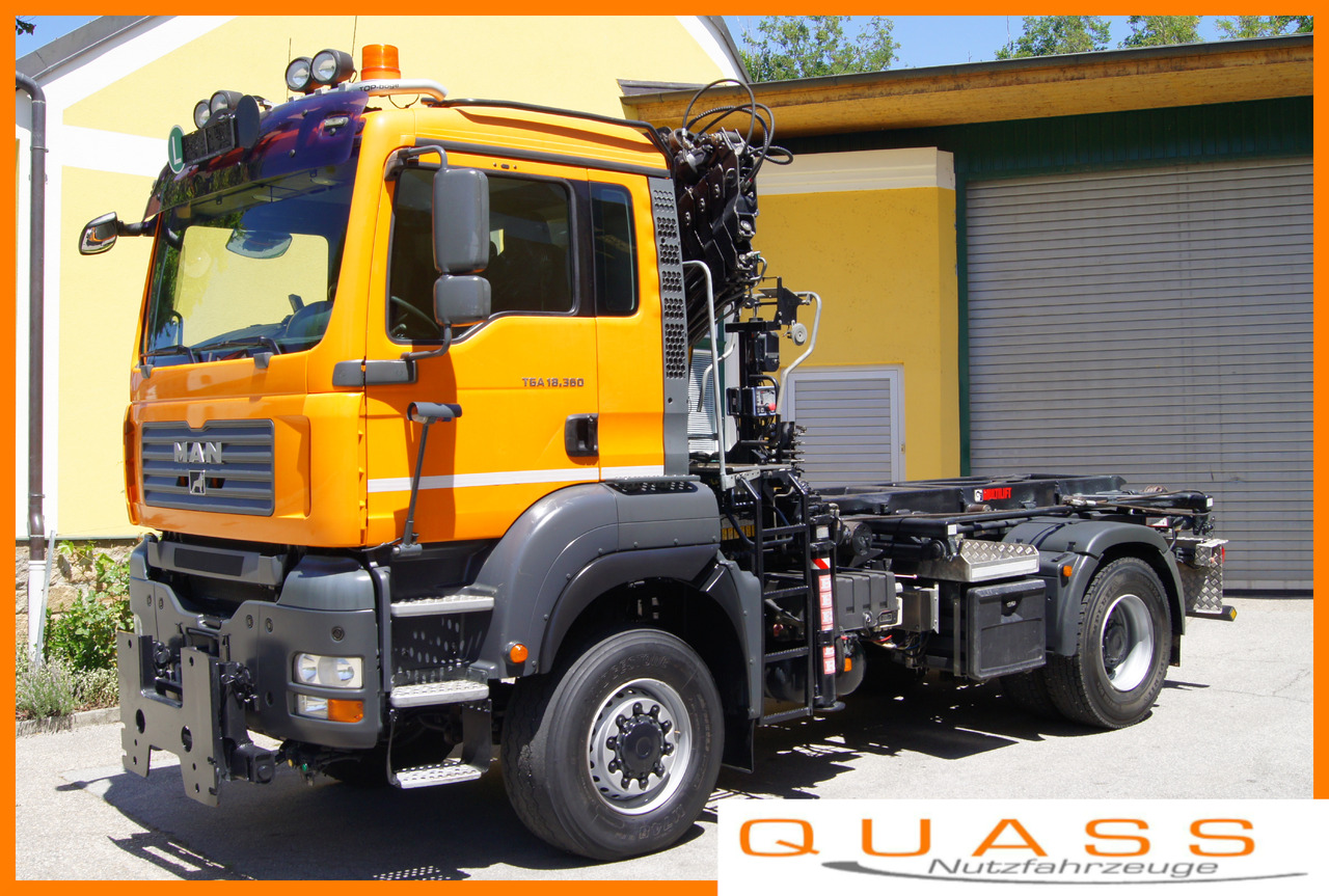 MAN TGA 18.360 BL 4x4/Euro4/TÜV/HIAB 111/MULTILIFT/Winterdienst - Самосвал, Автоманипулятор: фото 1 MAN TGA 18.360 BL 4x4/Euro4/TÜV/HIAB 111/MULTILIFT/Winterdienst - Самосвал, Автоманипулятор: фото 1