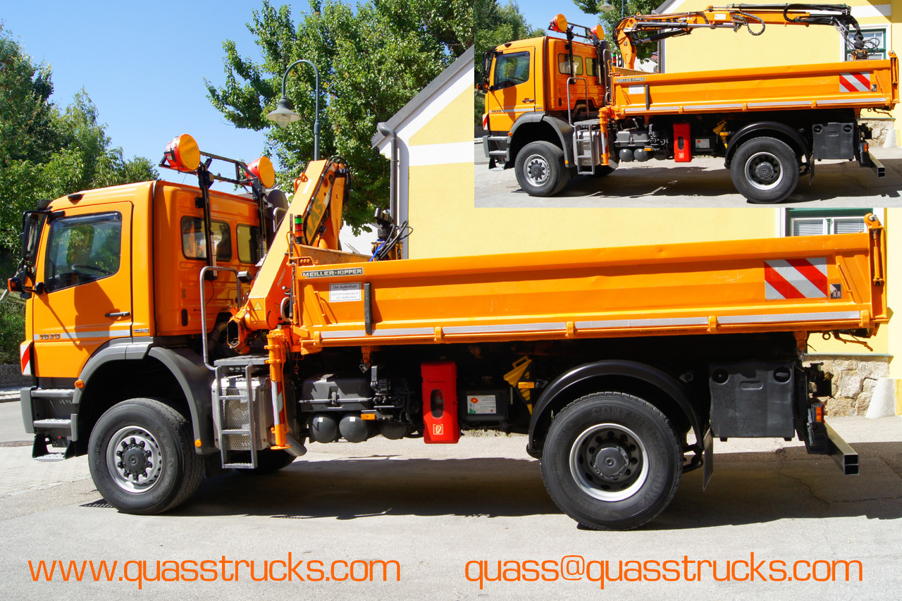 MERCEDES-BENZ AXOR 1829 4x4/EURO 5/ATLAS 65.2/MEILLER/Winterdienst - Самосвал, Автоманипулятор: фото 3 MERCEDES-BENZ AXOR 1829 4x4/EURO 5/ATLAS 65.2/MEILLER/Winterdienst - Самосвал, Автоманипулятор: фото 3