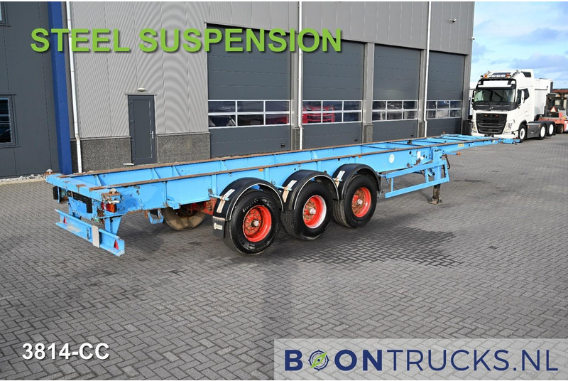 Blumhardt Cont.-Sal 40.24 E FIXED CHASSIS | 40ft * STEEL SUSPENSION * BPW / DRUM - Полуприцеп-контейнеровоз/ Сменный кузов: фото 1 Blumhardt Cont.-Sal 40.24 E FIXED CHASSIS | 40ft * STEEL SUSPENSION * BPW / DRUM - Полуприцеп-контейнеровоз/ Сменный кузов: фото 1