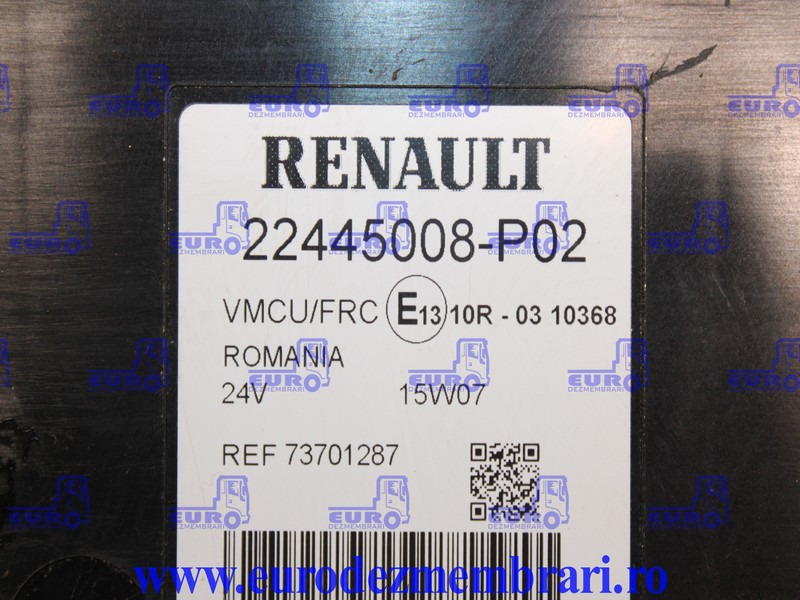 CALCULATOR VMCU RENAULT T 22445005, 22445008, 22777547, 23006079, 21936559 - Блок управления для Грузовиков: фото 4 CALCULATOR VMCU RENAULT T 22445005, 22445008, 22777547, 23006079, 21936559 - Блок управления для Грузовиков: фото 4