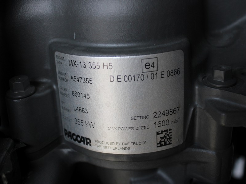 MOTOR DAF XF XG MX-13 355 H5 480CP EURO 6 2249867 - Двигатель для Грузовиков: фото 5 MOTOR DAF XF XG MX-13 355 H5 480CP EURO 6 2249867 - Двигатель для Грузовиков: фото 5