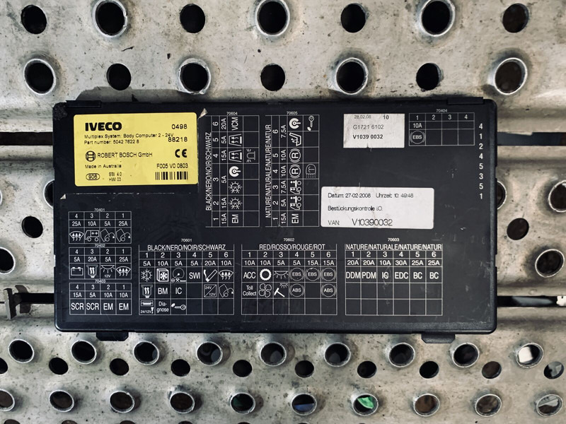 Iveco STRALIS - Блок управления: фото 1 Iveco STRALIS - Блок управления: фото 1