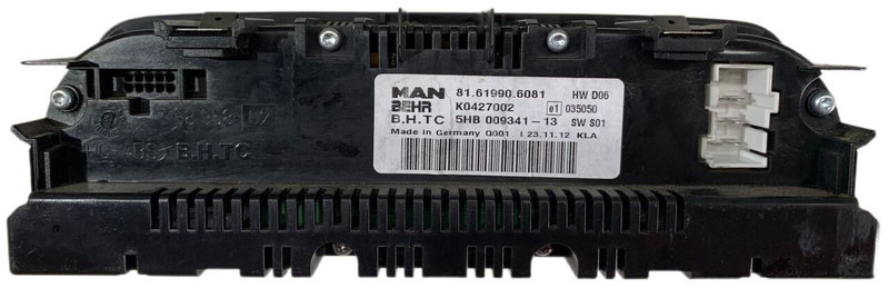 MAN Behr - Приборная панель: фото 3 MAN Behr - Приборная панель: фото 3