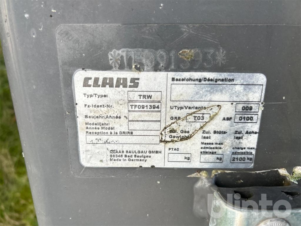 CLAAS TRW 009 - Навесное оборудование для Сельскохозяйственной техники: фото 5 CLAAS TRW 009 - Навесное оборудование для Сельскохозяйственной техники: фото 5