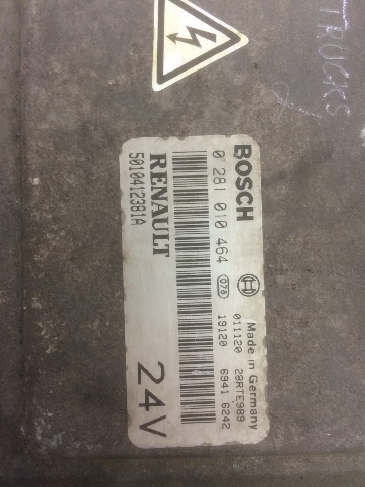 CENTRALINA MOTORE EDC - RENAULT PREMIUM - RIF. RENAULT 5010412381A - RIF. BOSCH 0281010464 - Блок управления: фото 2 CENTRALINA MOTORE EDC - RENAULT PREMIUM - RIF. RENAULT 5010412381A - RIF. BOSCH 0281010464 - Блок управления: фото 2