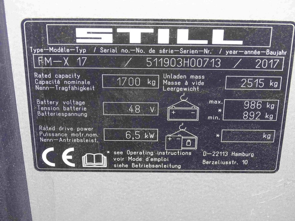 Still FM-X17 - Ричтрак: фото 5 Still FM-X17 - Ричтрак: фото 5