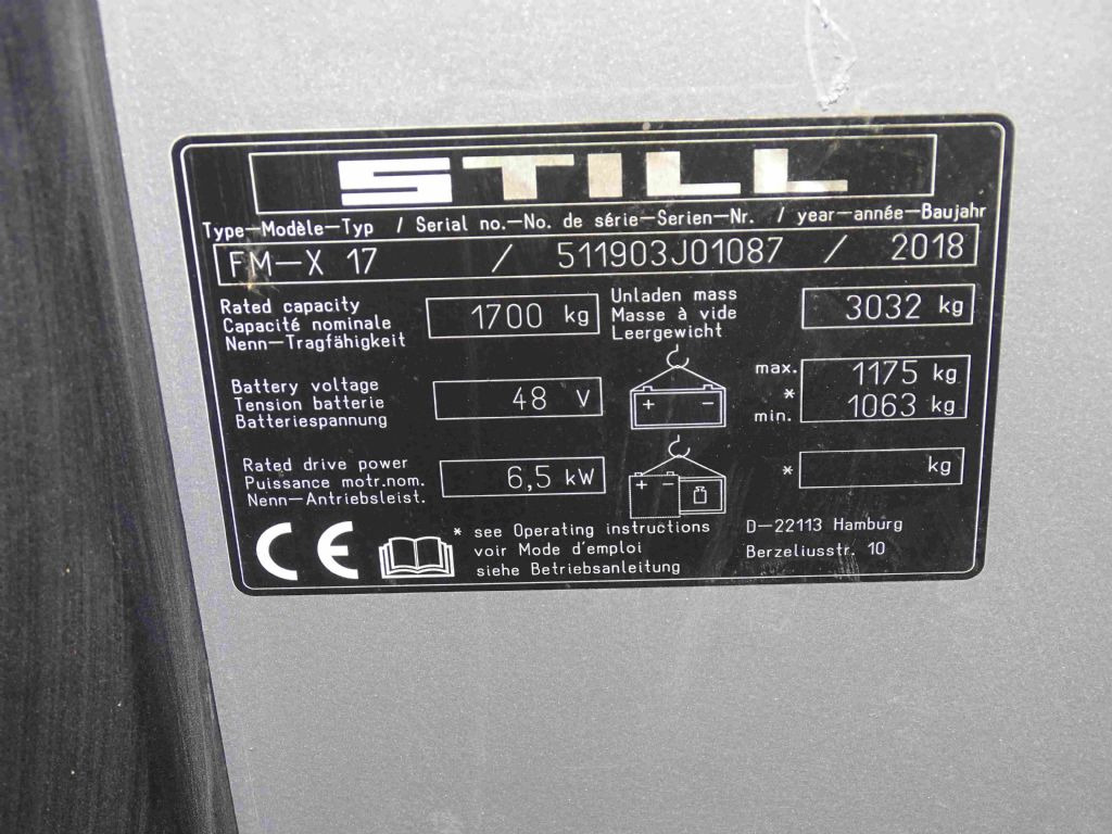 Still FM-X17 - Ричтрак: фото 5 Still FM-X17 - Ричтрак: фото 5