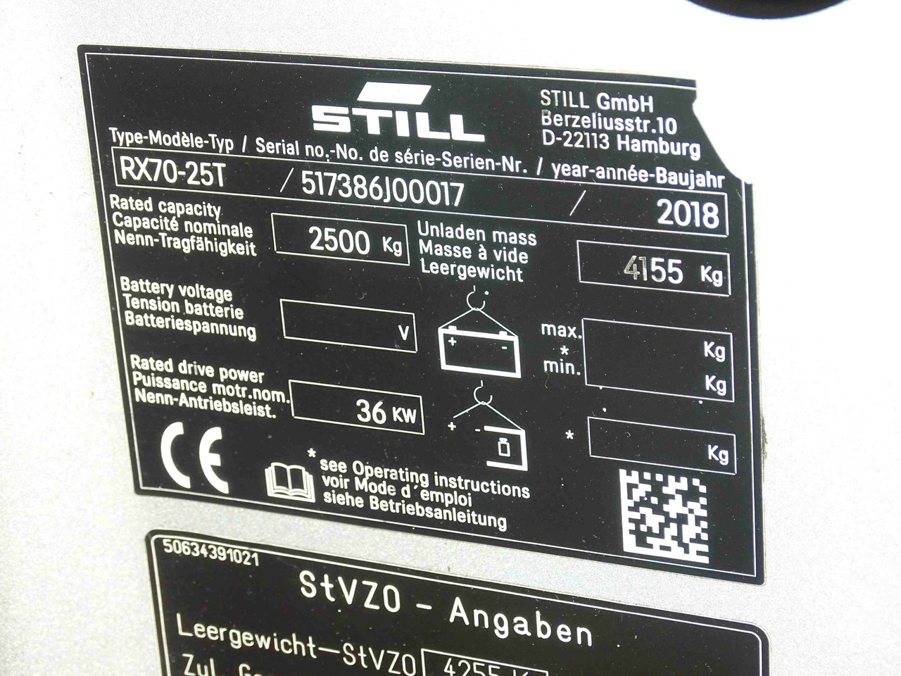 Still RX70-25T - Вилочный погрузчик: фото 5 Still RX70-25T - Вилочный погрузчик: фото 5