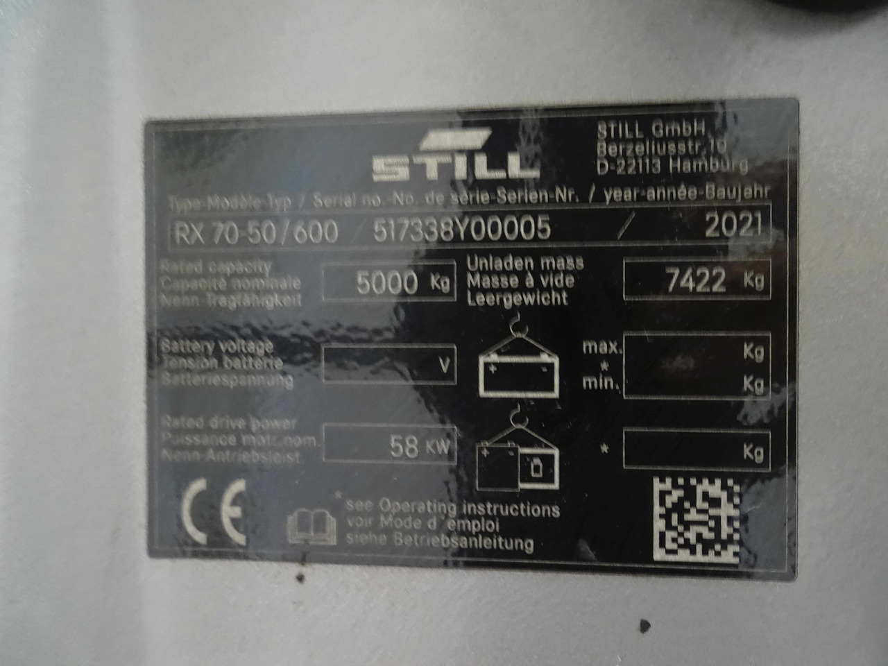 Still RX70-50T/600 - Газовый погрузчик: фото 5 Still RX70-50T/600 - Газовый погрузчик: фото 5