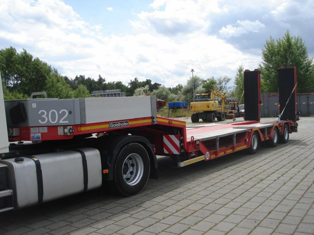 Низкорамный полуприцеп для транспортировки тяжёлой техники GOLDHOFER Satteltieflader STN-L 3 (245) RM Tiefladerauflieger: фото 12