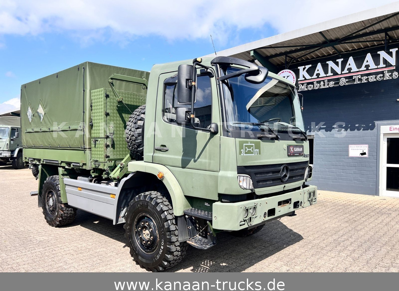 Mercedes-Benz 1018 Atego 4x4 Allrad Miltär Camper Expedition - Грузовик-контейнеровоз/ Сменный кузов: фото 1 Mercedes-Benz 1018 Atego 4x4 Allrad Miltär Camper Expedition - Грузовик-контейнеровоз/ Сменный кузов: фото 1