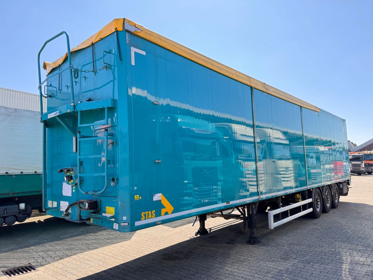 Stas S 300 ZX Walkingfloor Schubboden 2 x Vorhanden - Полуприцеп с подвижным полом: фото 4 Stas S 300 ZX Walkingfloor Schubboden 2 x Vorhanden - Полуприцеп с подвижным полом: фото 4