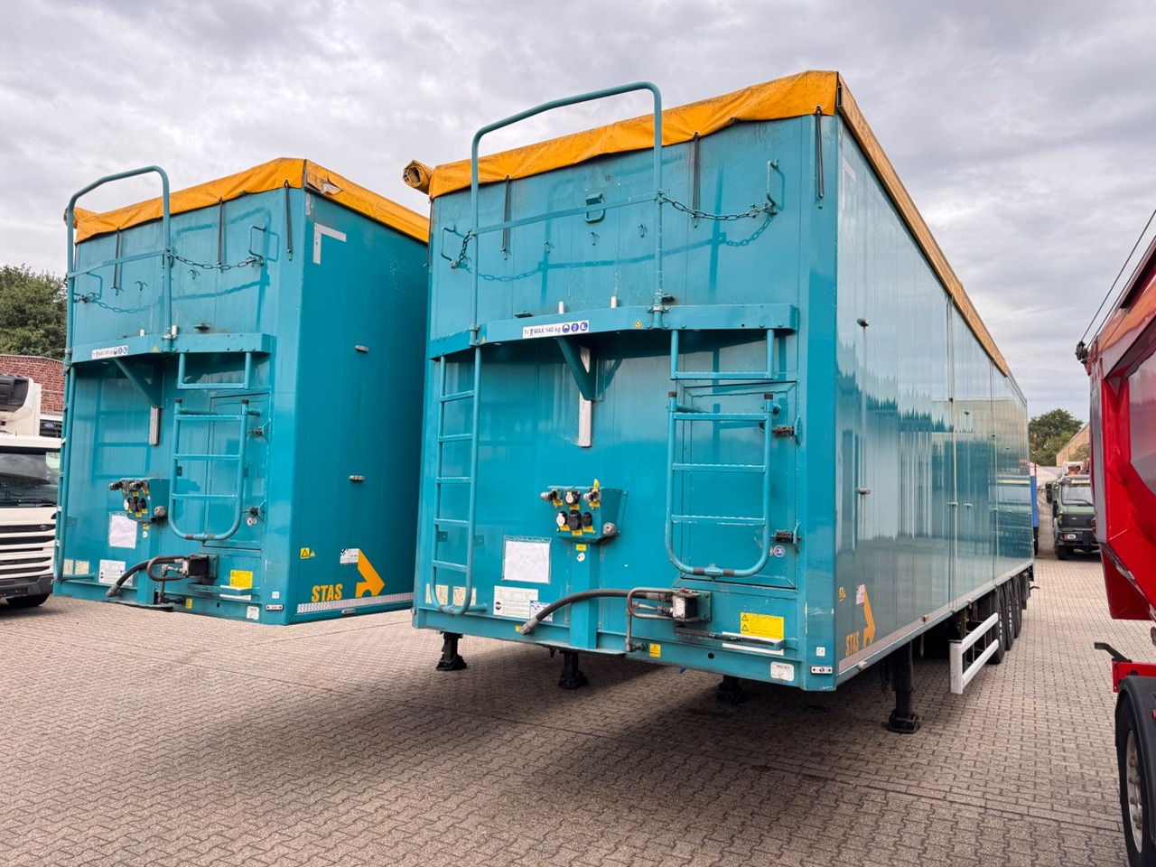 Stas S 300 ZX Walkingfloor Schubboden 2 x Vorhanden - Полуприцеп с подвижным полом: фото 3 Stas S 300 ZX Walkingfloor Schubboden 2 x Vorhanden - Полуприцеп с подвижным полом: фото 3